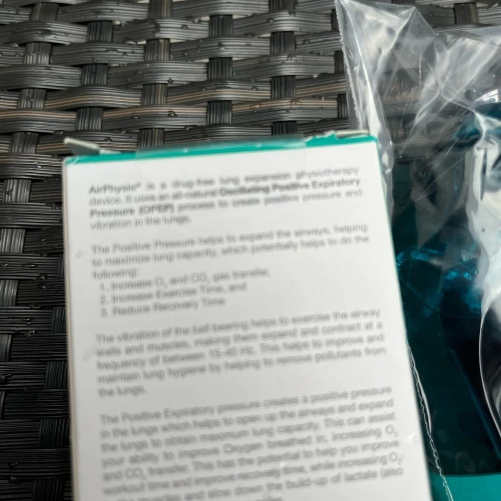 New sealed no box AirPhysio Health and Wellness Breathing device