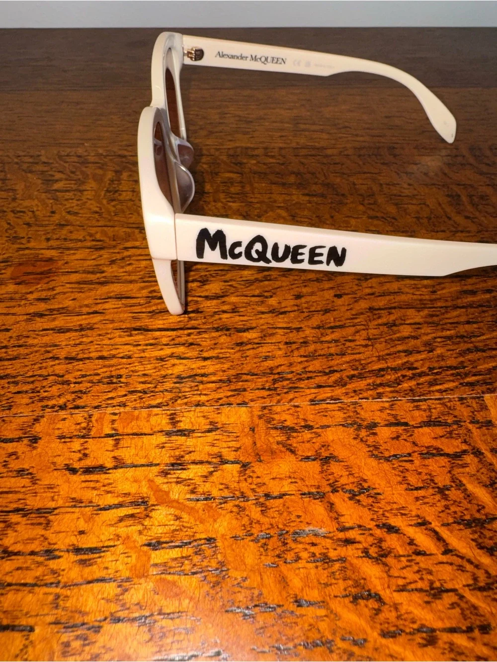 Alexander McQueen white frame