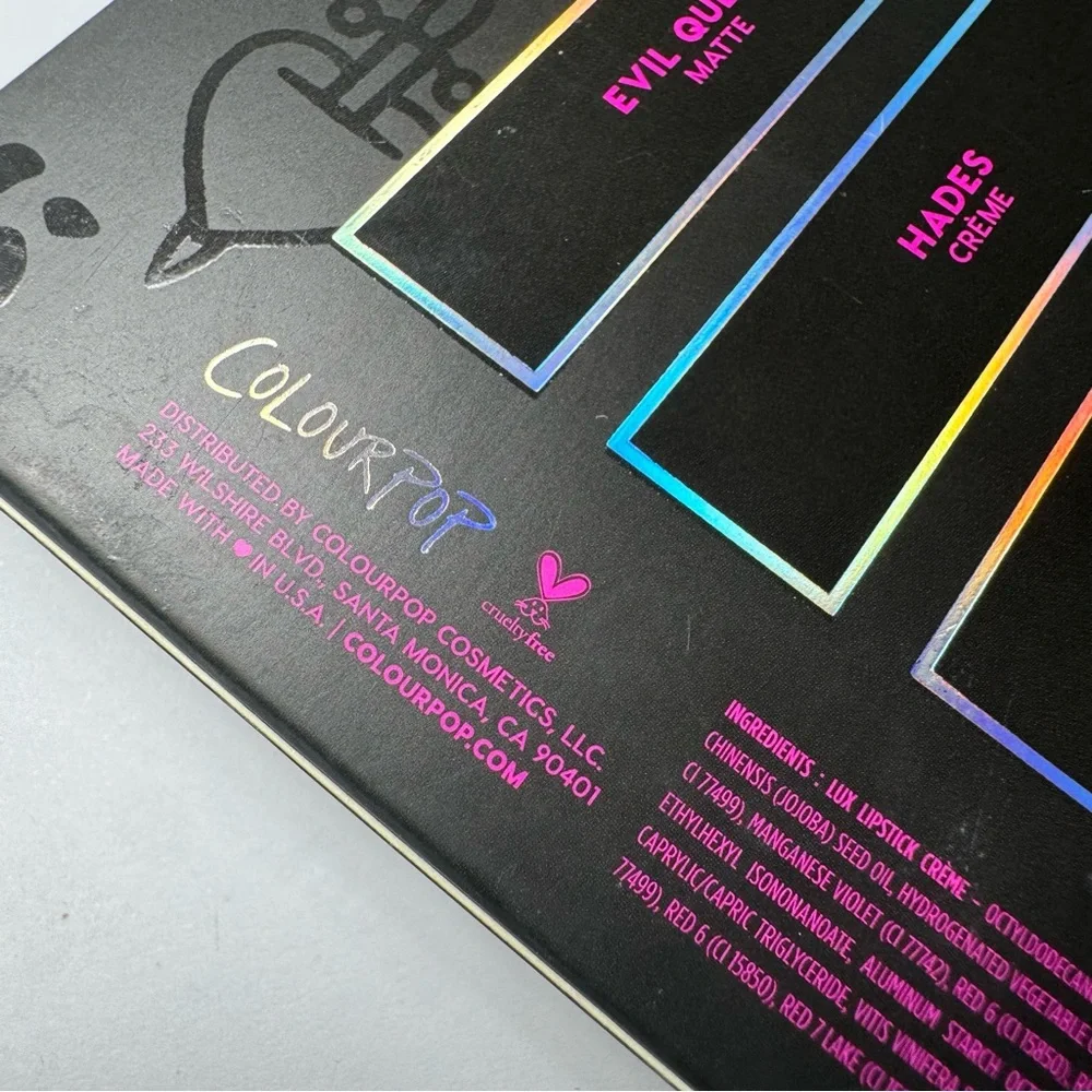 Colourpop disney villains