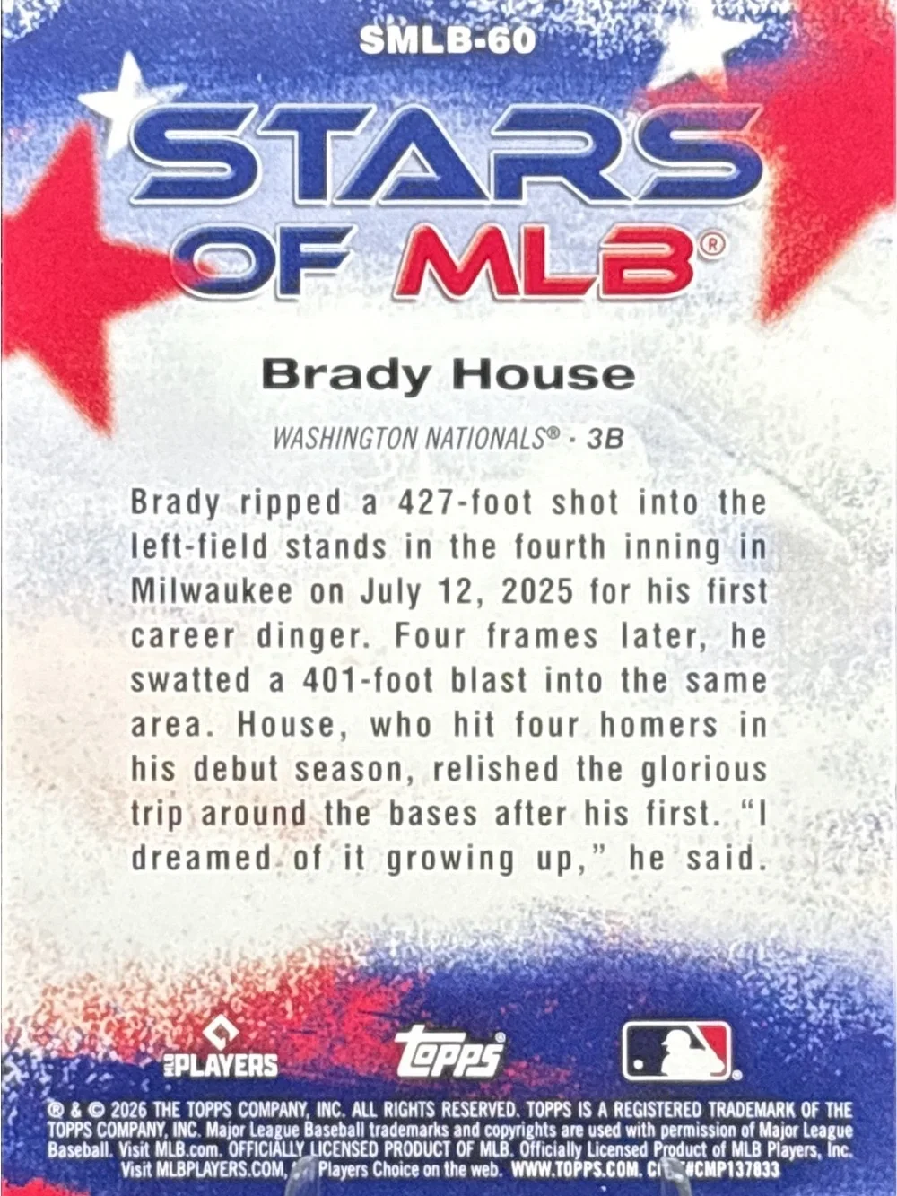Topps texture nationals