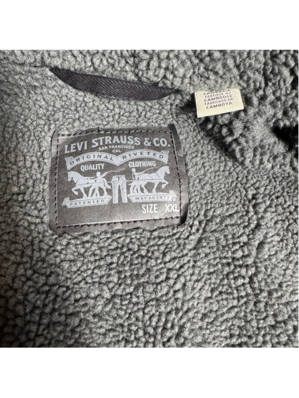 Levis jacket wear