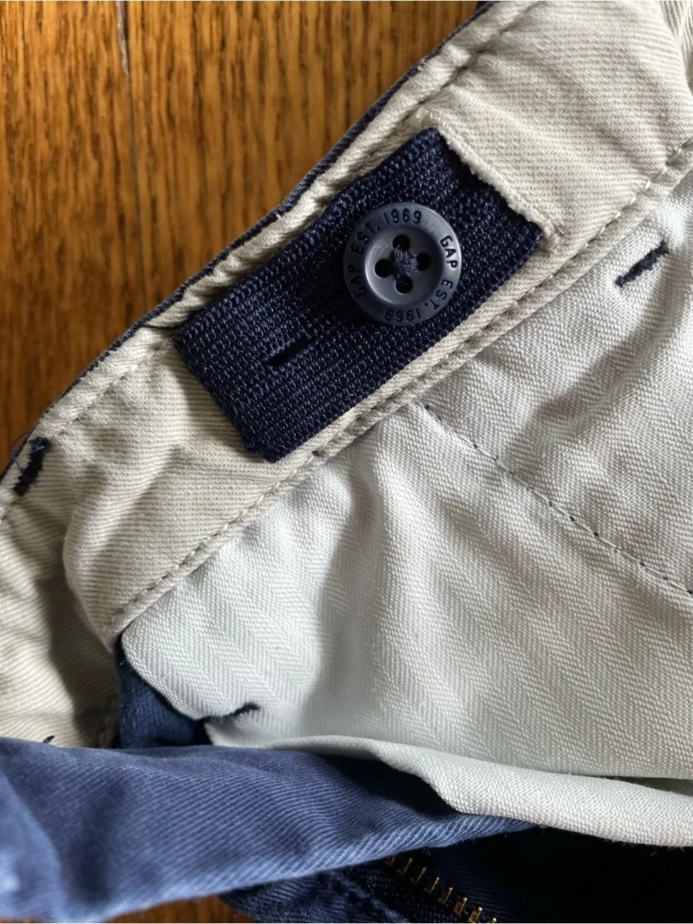GAP Kids navy blue chino-style pants size 14