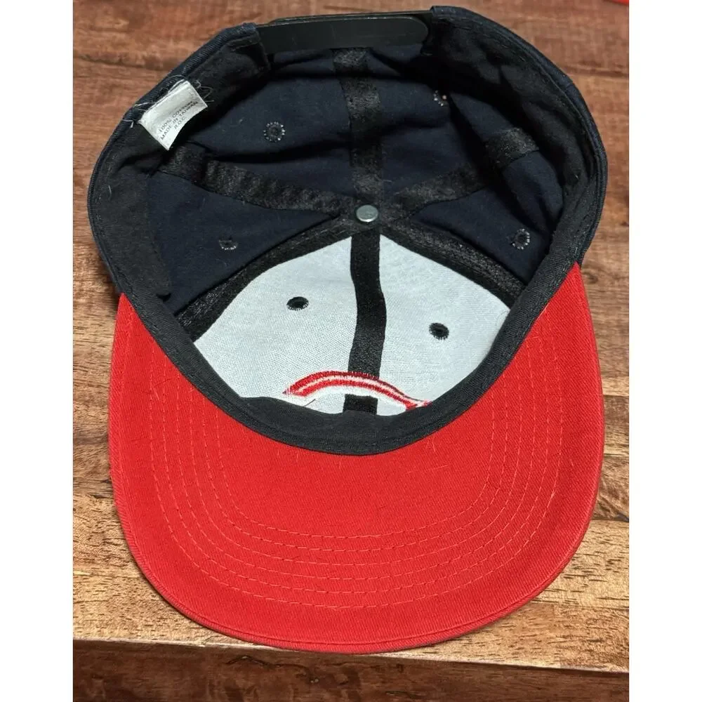 Cincinnati Reds Hat Snapback MLB Baseball Black Red Cap