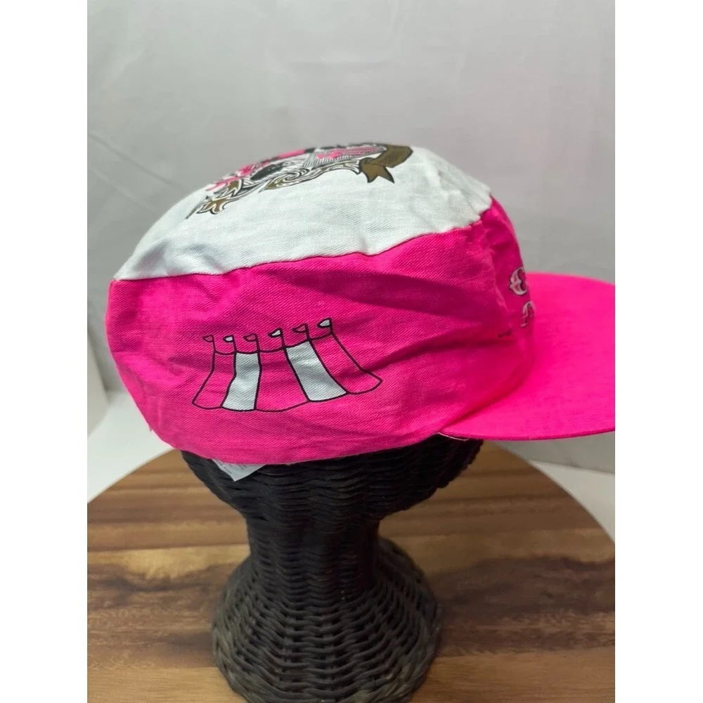 Vintage Circus Circus Hat Cap Las Vegas‎ Reno Designer Pro Pink Painters