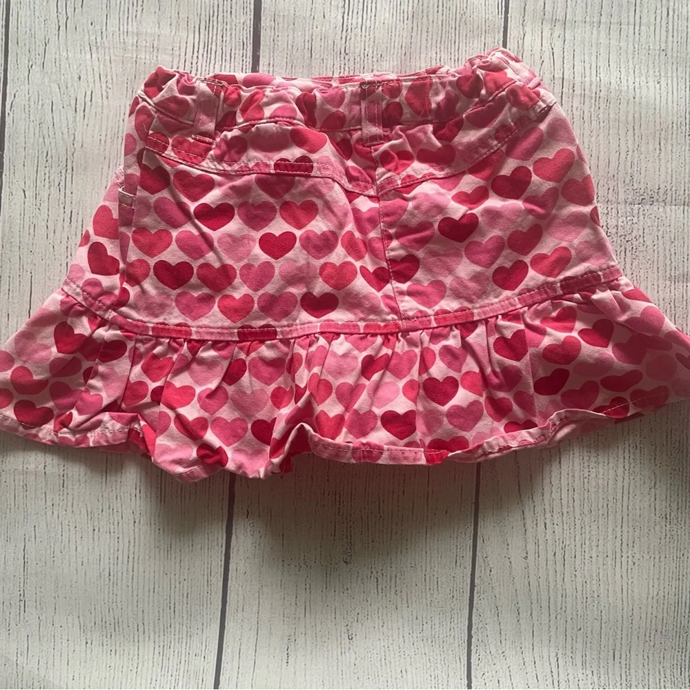 Gymboree Full of Heart Girls Skort size 5