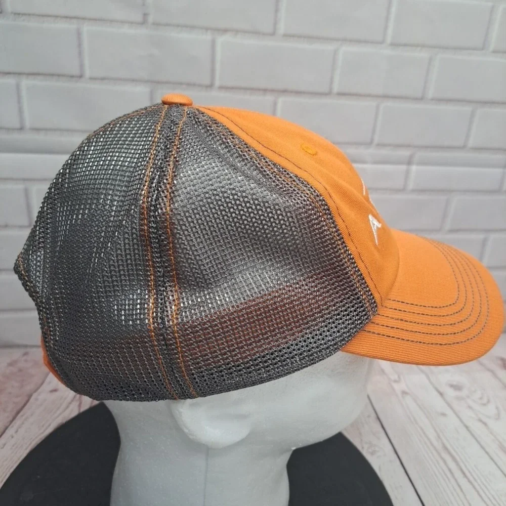 Nascar Joe Gibbs Racing ARRIS Orange Grey Stripes Mesh Hat Ball Cap
