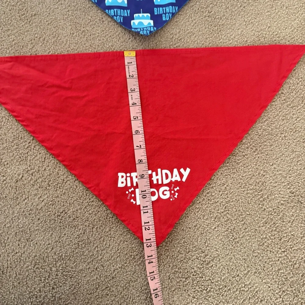 Birthday Dog Bandanas Set