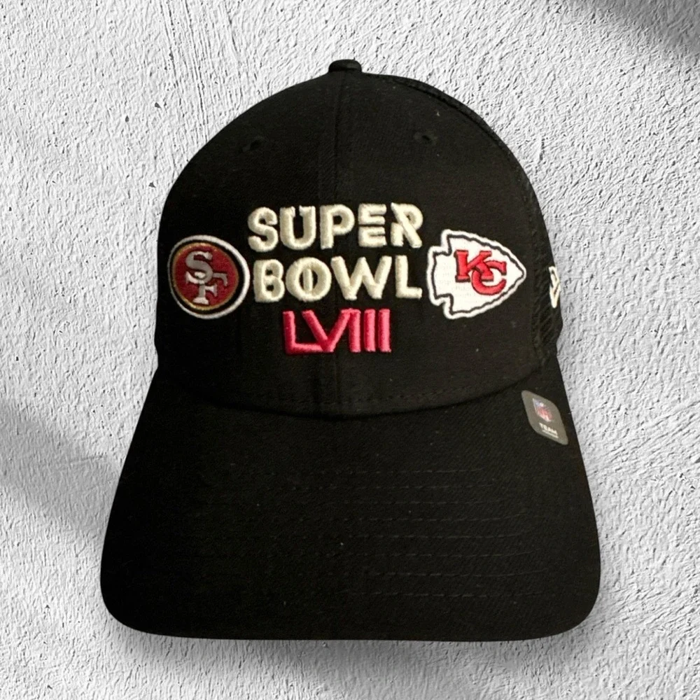 New Era KC Chiefs VS SF 49ERS Super Bowl LVIII 58 2024 Hat‎ Cap NFL Adjustable