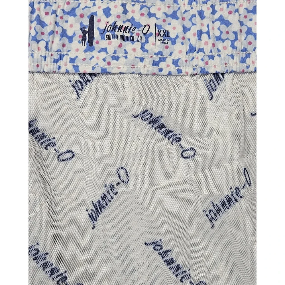 Johnnie-O Swim Trunks Men's XXL Malibu Every Daisy Floral Mesh Lined NWT
