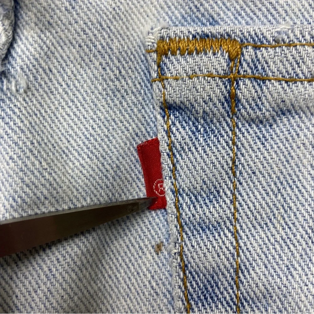 Levis pre added hem
