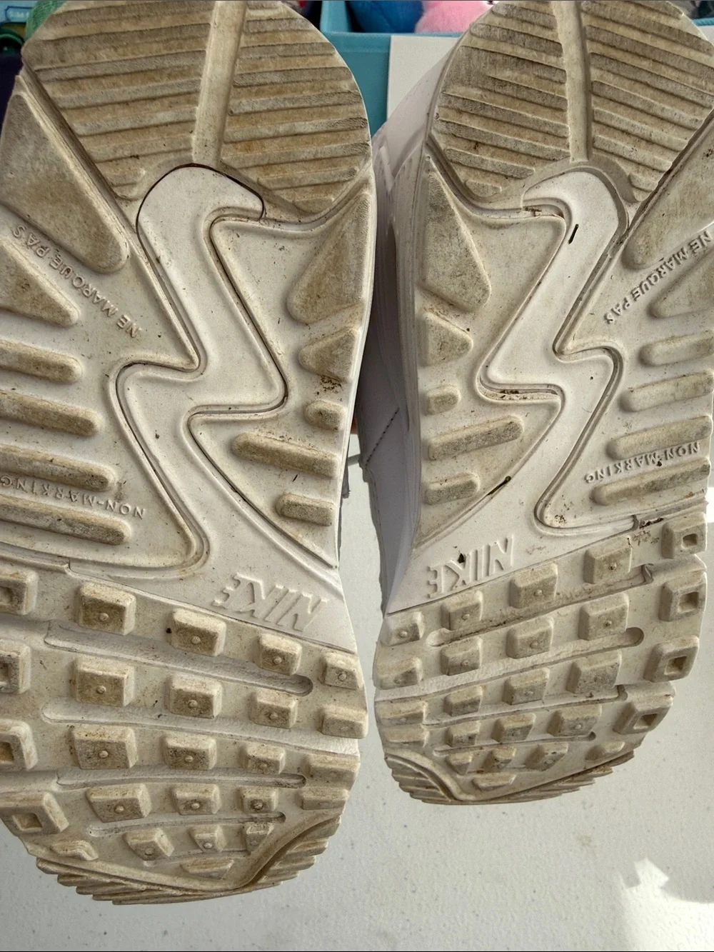 Nike White Leather Air Max Low-Top Sneaker