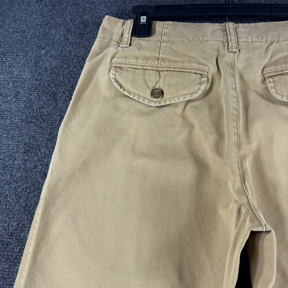 Banana Republic Chino Pants Mens 30/32 Khaki Tan Cotton Twill Straight Leg