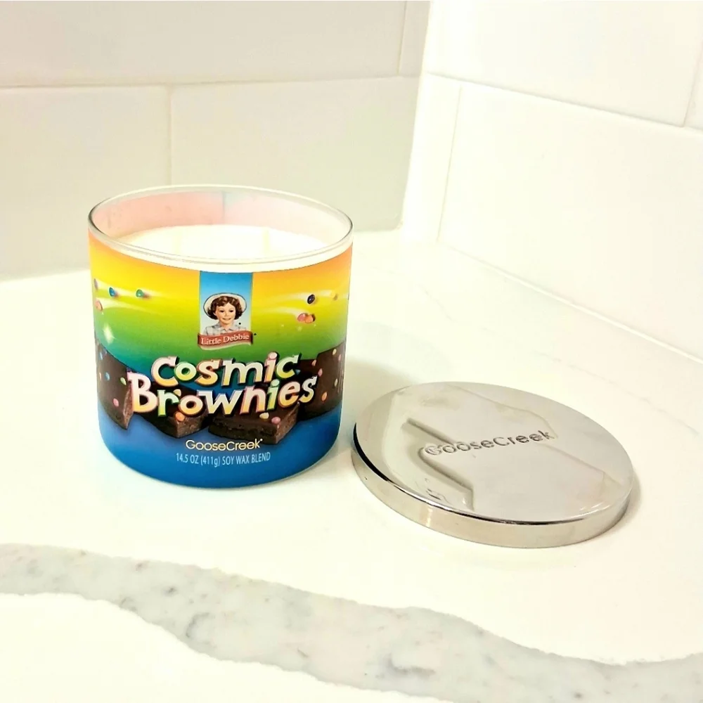 Goose Creek Candles Little Debbie Cosmic Brownie 3 Wick Glass Jar Candle
