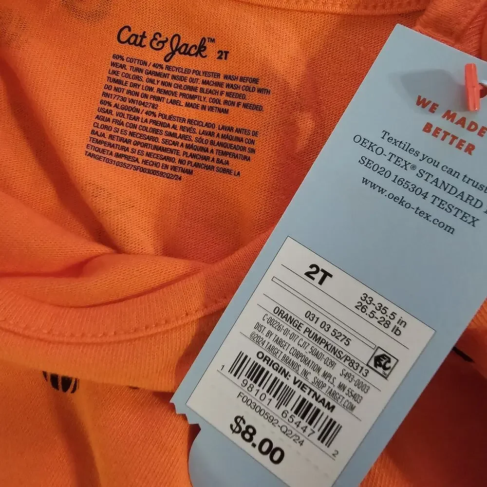 Cat & Jack new tags