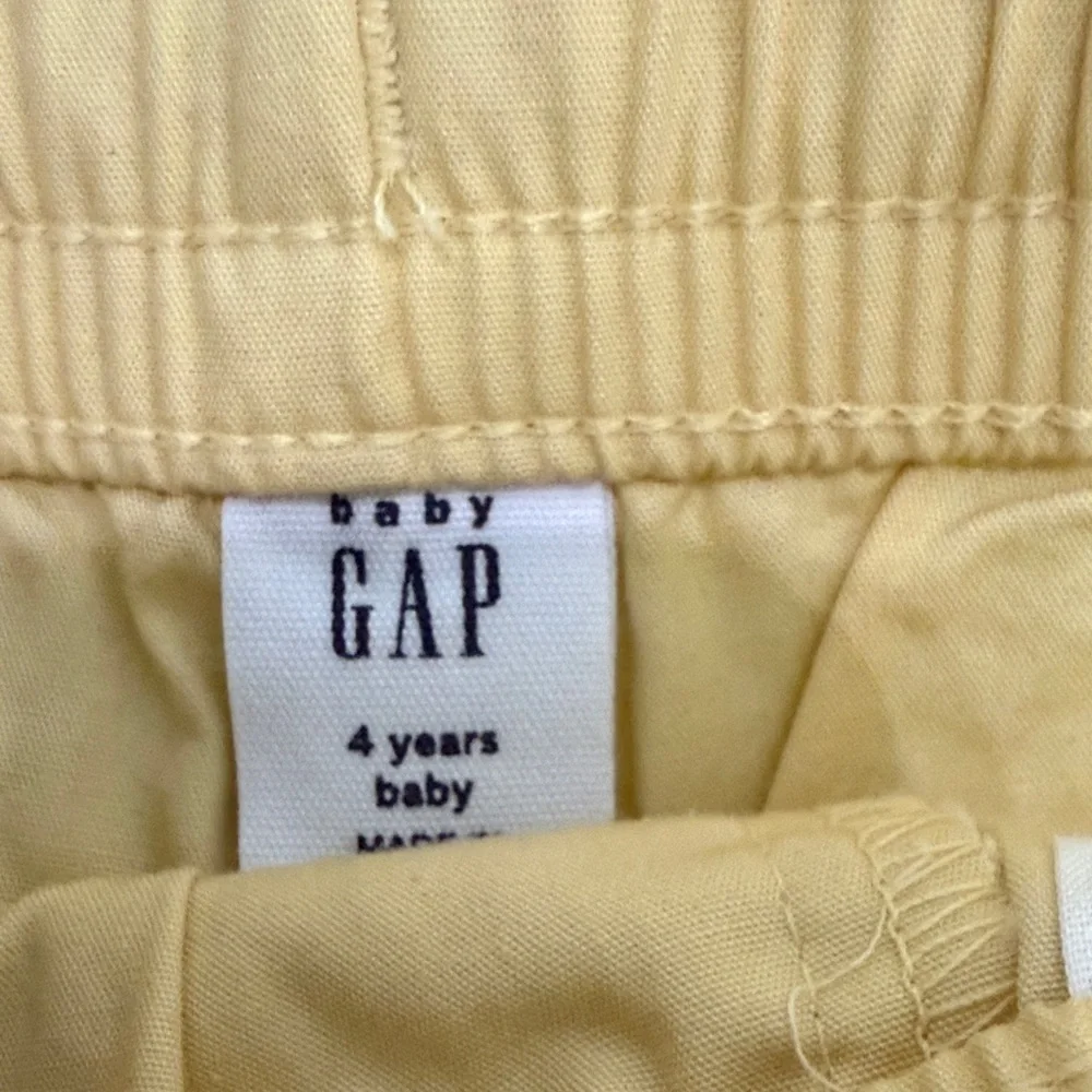 GAP Boys Three-Pack Shorts in Yellow, Navy & Striped Blue/White