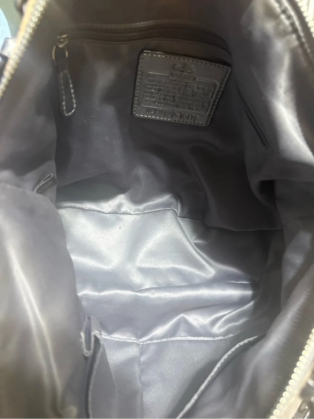 Coach metallic detachable