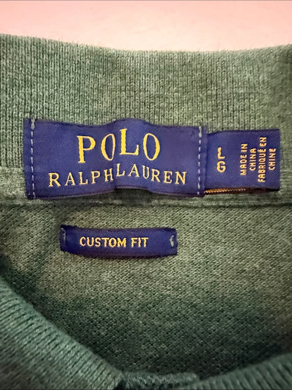 Polo by Ralph Lauren Men's Green Polo Shirt