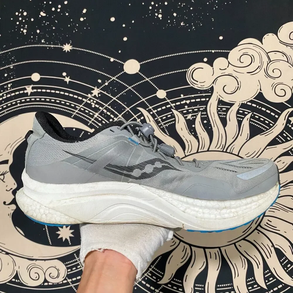 Saucony Tempus S20720-15 Athletic Sneaker Men's 11.5 Gray Mesh Running Jogging