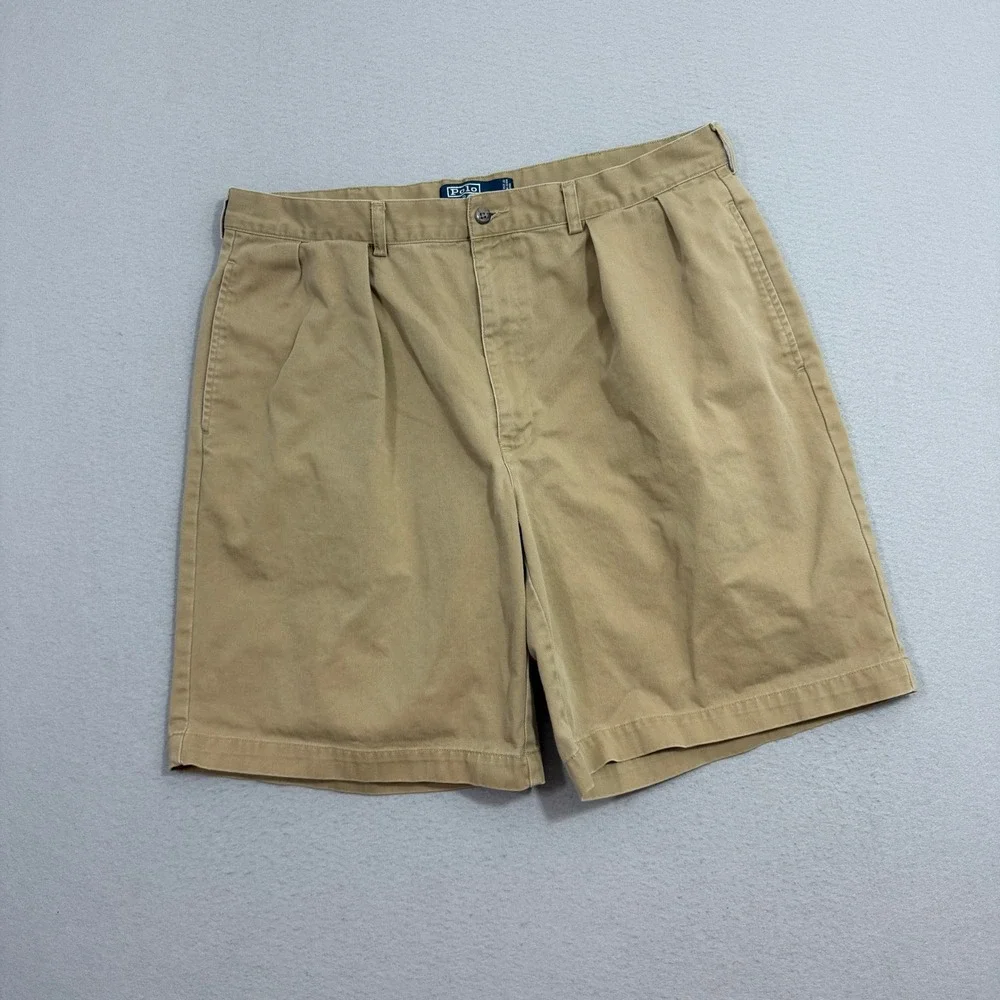 Vintage Polo Ralph Lauren Tyler Shorts Men 38 Tan 9