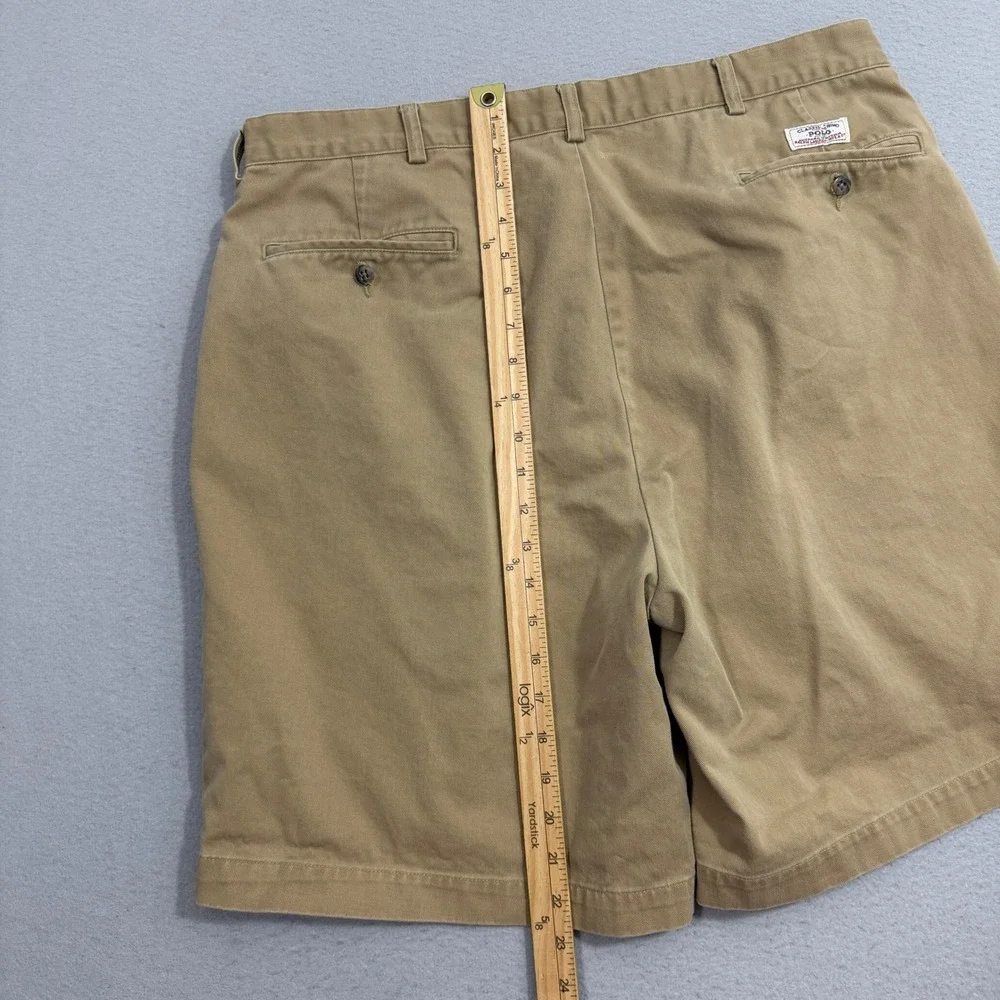 Vintage Polo Ralph Lauren Tyler Shorts Men 38 Tan 9