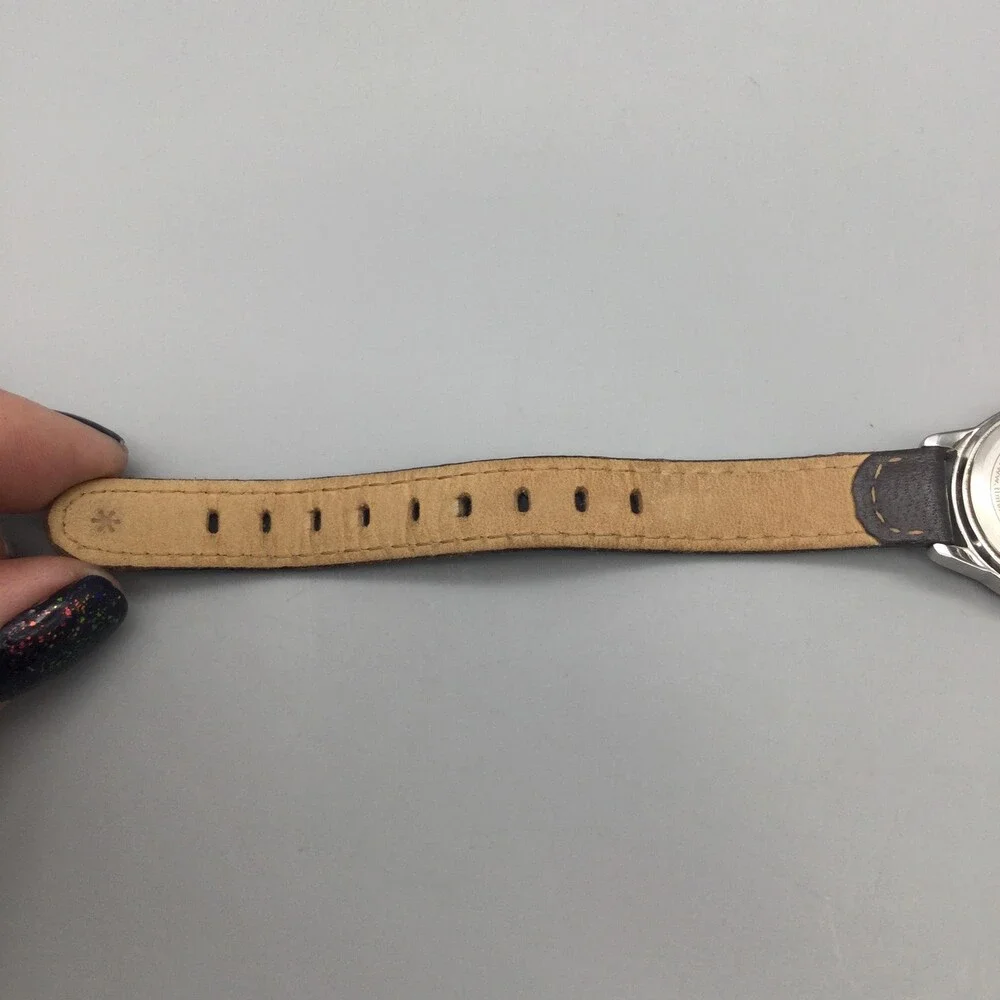 Timex Expedition Indiglo Womens Watch 26mm Cream Dial Brown Leather New Battery