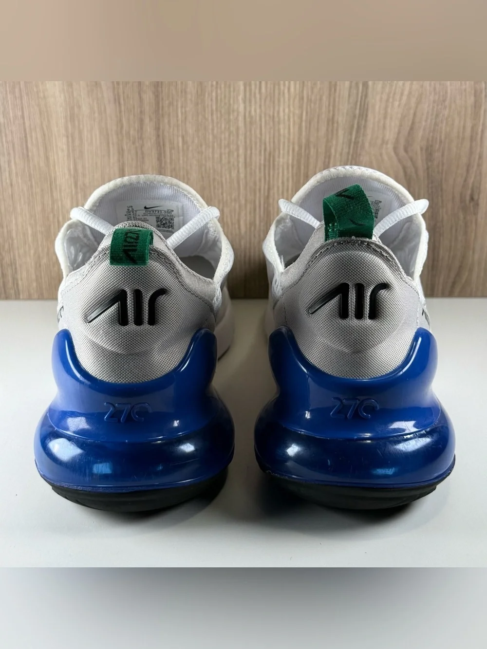 Nike Air Max 270 White Game Royal Shoes DV3731-100 Men’s Size 9.5