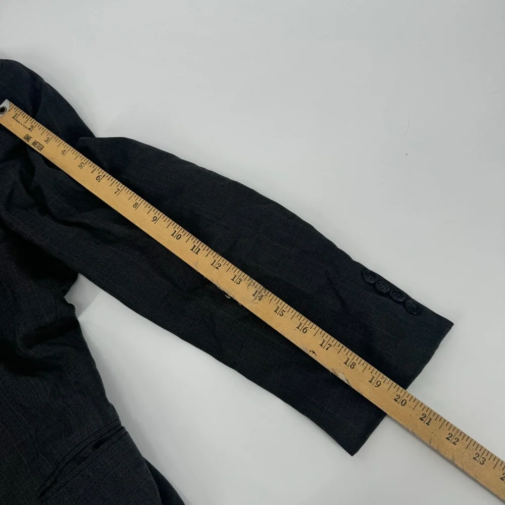 Polo Ralph Lauren Blazer‎ Sport Coat Herringbone Gray Men's Union Made USA