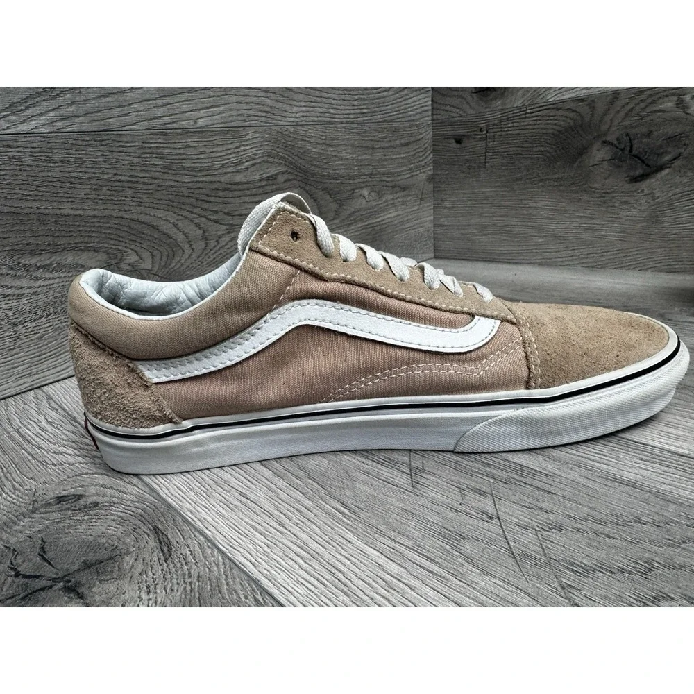 Vans Old Skool Low top Rose Suede Canvas Skate Shoes Mens 9 Womens 10.5
