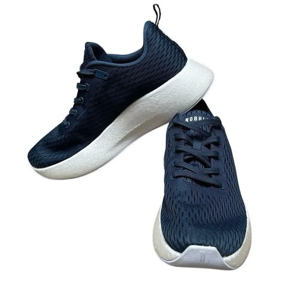 NOBULL Journey Men’s 9.5 Navy Blue Running‎ Gym Cross Foam Sneakers Shoes W11