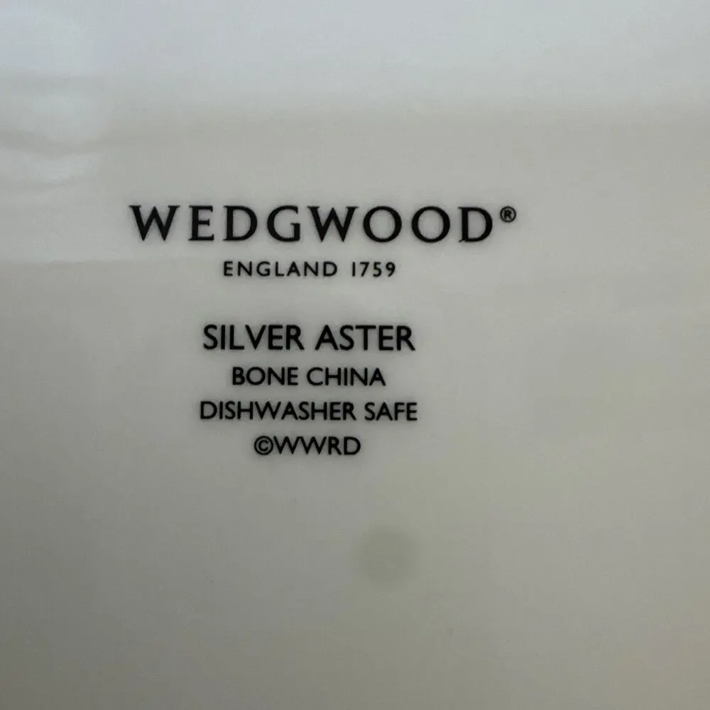 Wedgwood silver aster