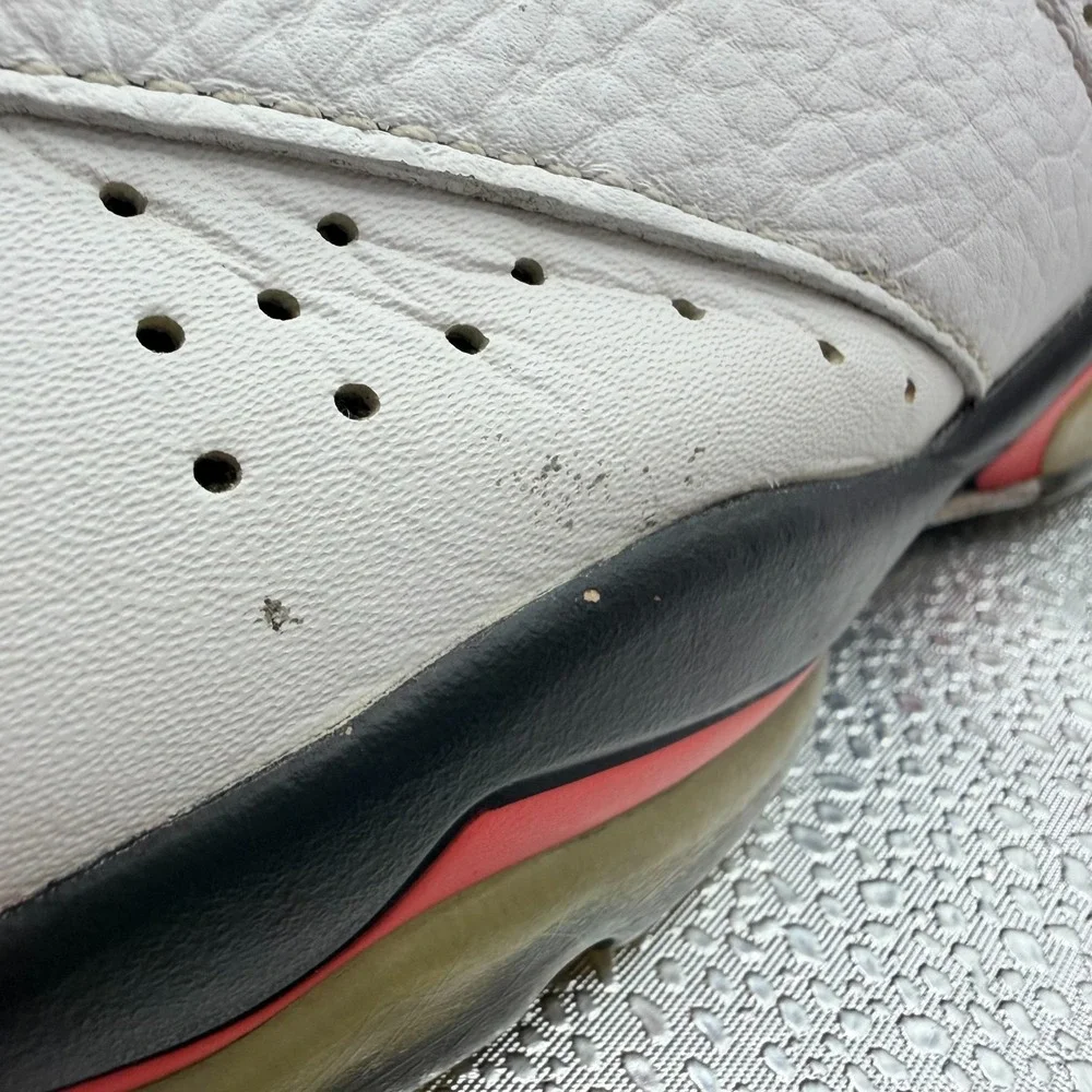 Size 10‎ Air Jordan 6 White Infrared Men Comfort Basketball Shoes 304401-123