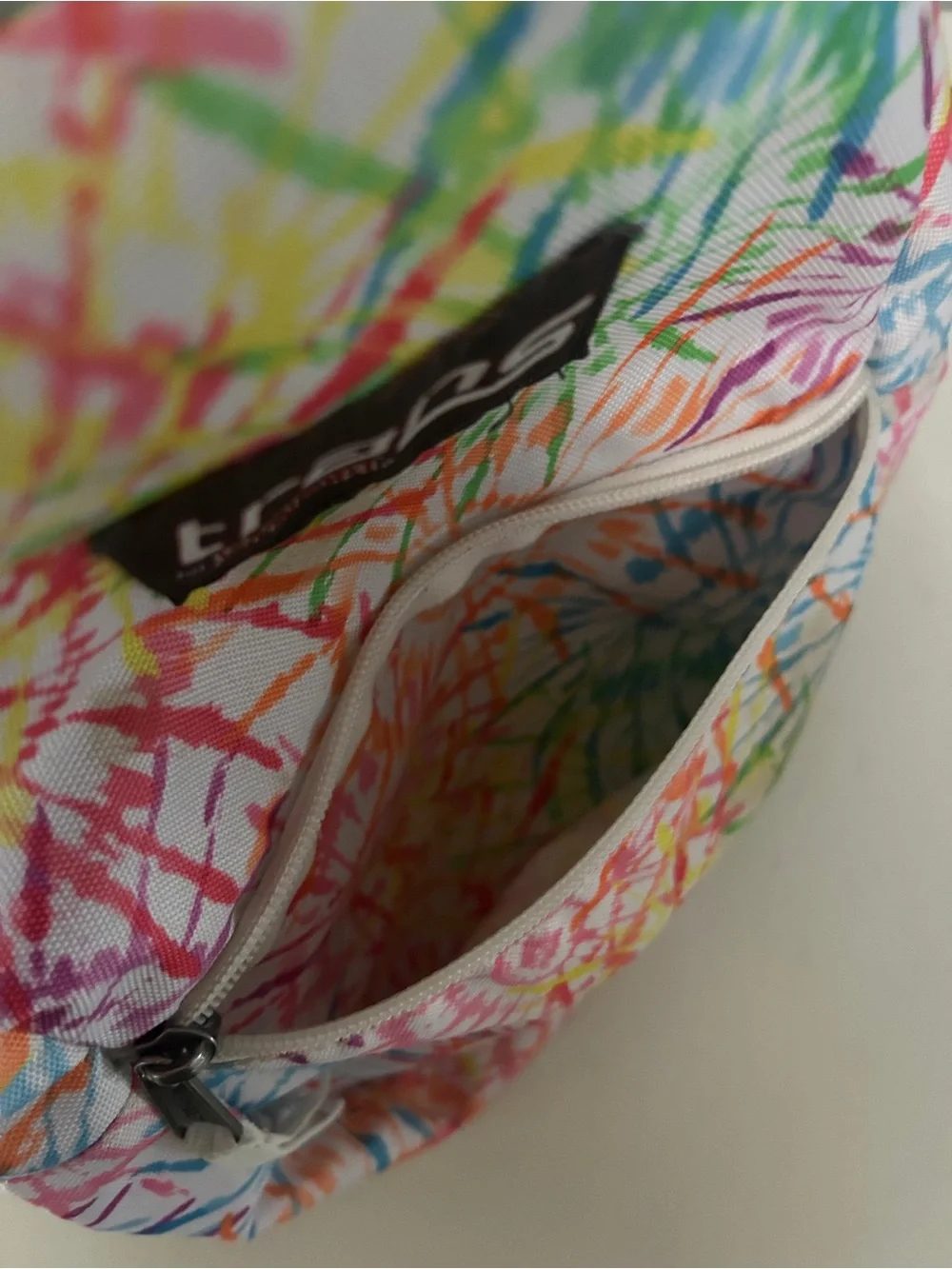 Jansport Multicolor Tie-Dye Canvas Backpack