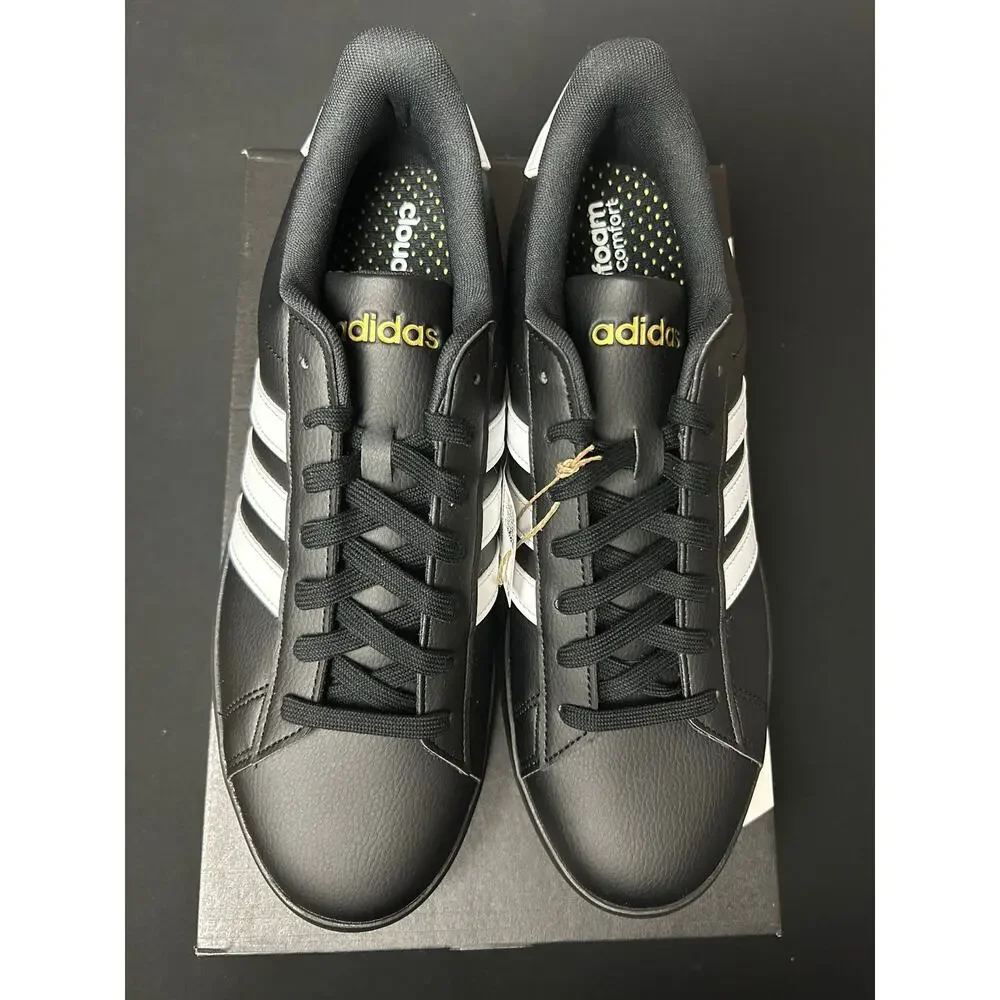 adidas Grand Court 2.0 Black White / $70 Retail! / Size 11 / Brand New!!