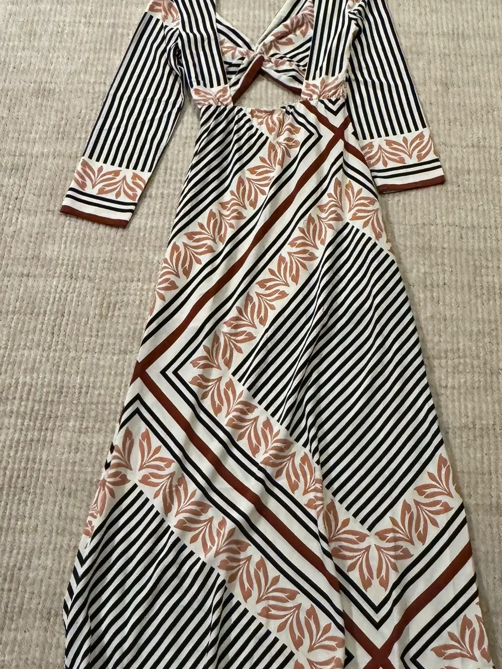 Abercrombie & Fitch review terracotta cutout
