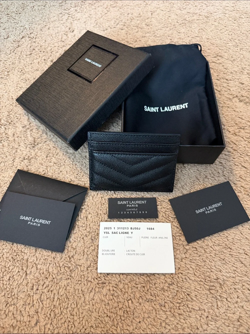 Louis Vuitton ysl card
