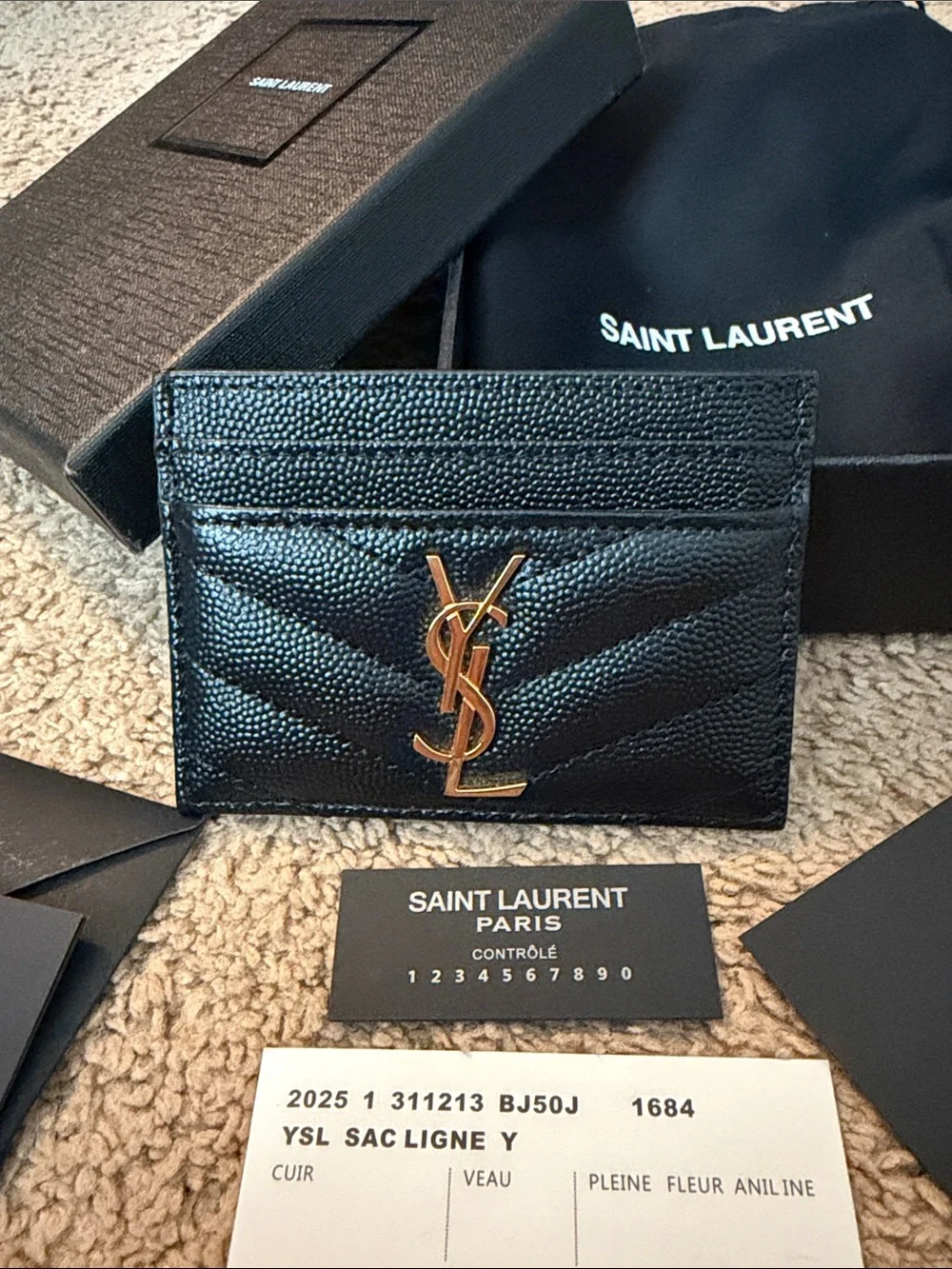 Louis Vuitton ysl card