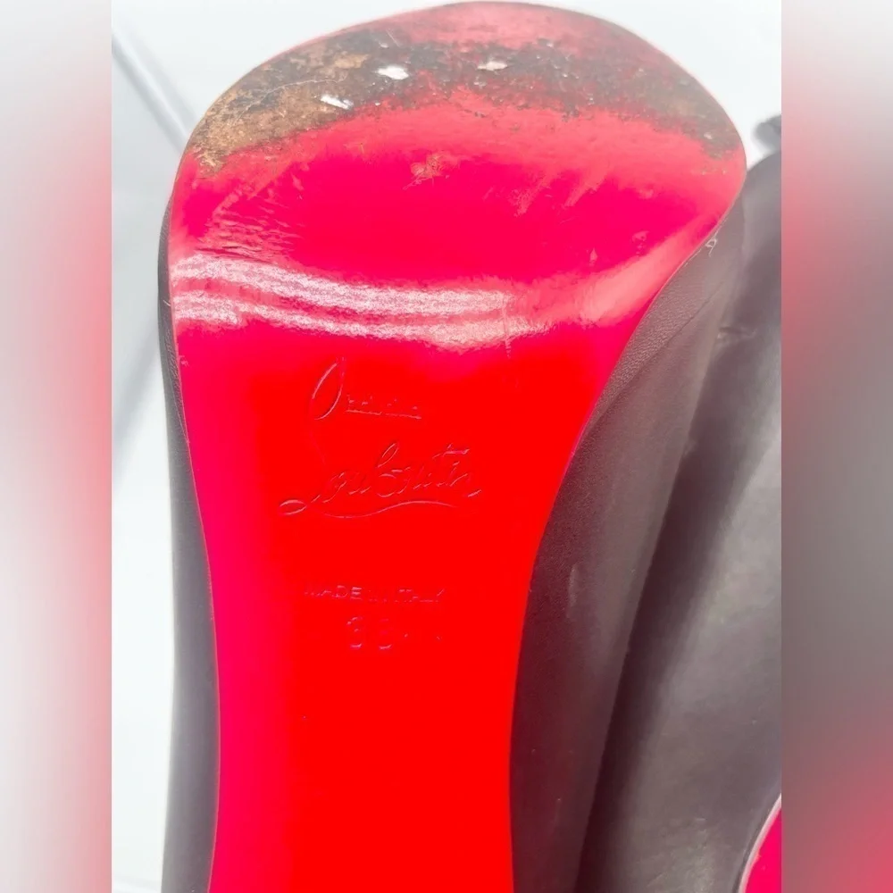 Christian Louboutin black dustbag soles