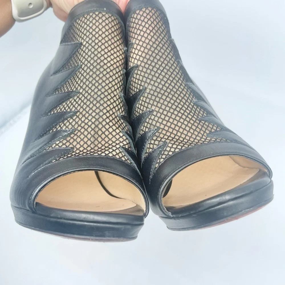 Christian Louboutin eu mesh leather
