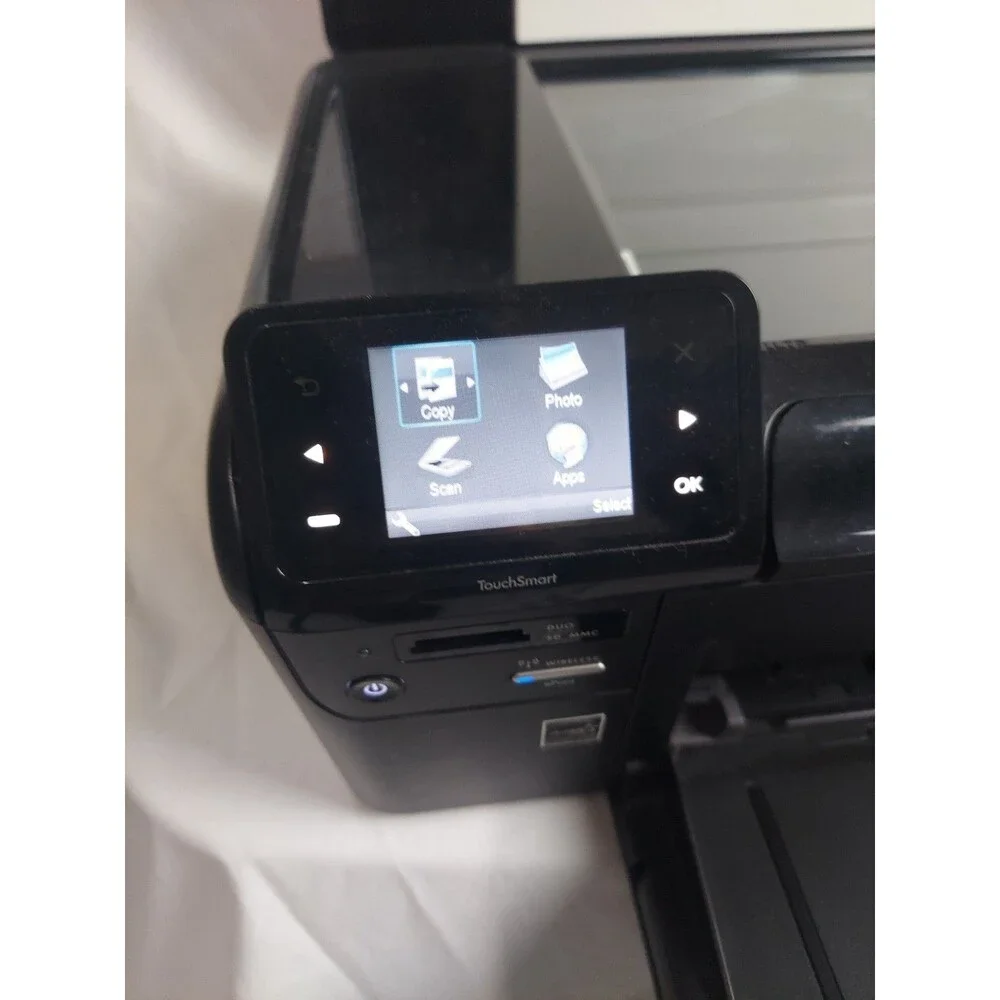 HP Photosmart D110 Series All-In-One Printer Wireless Tested/Working with plug