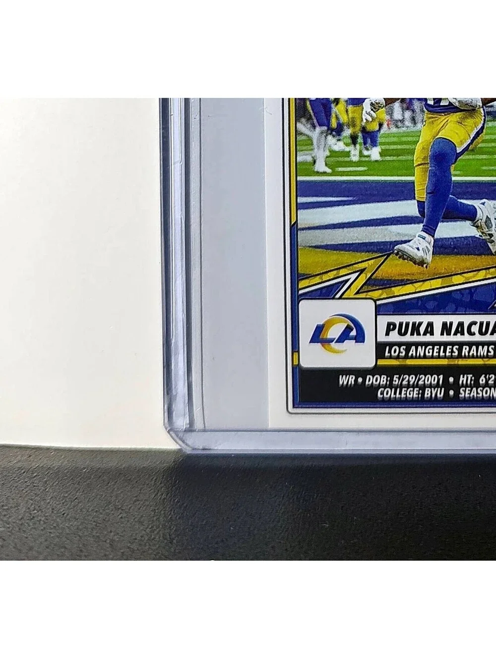 Puka Nacua 2025 Panini NFL #508 Sticker Los Angeles Rams