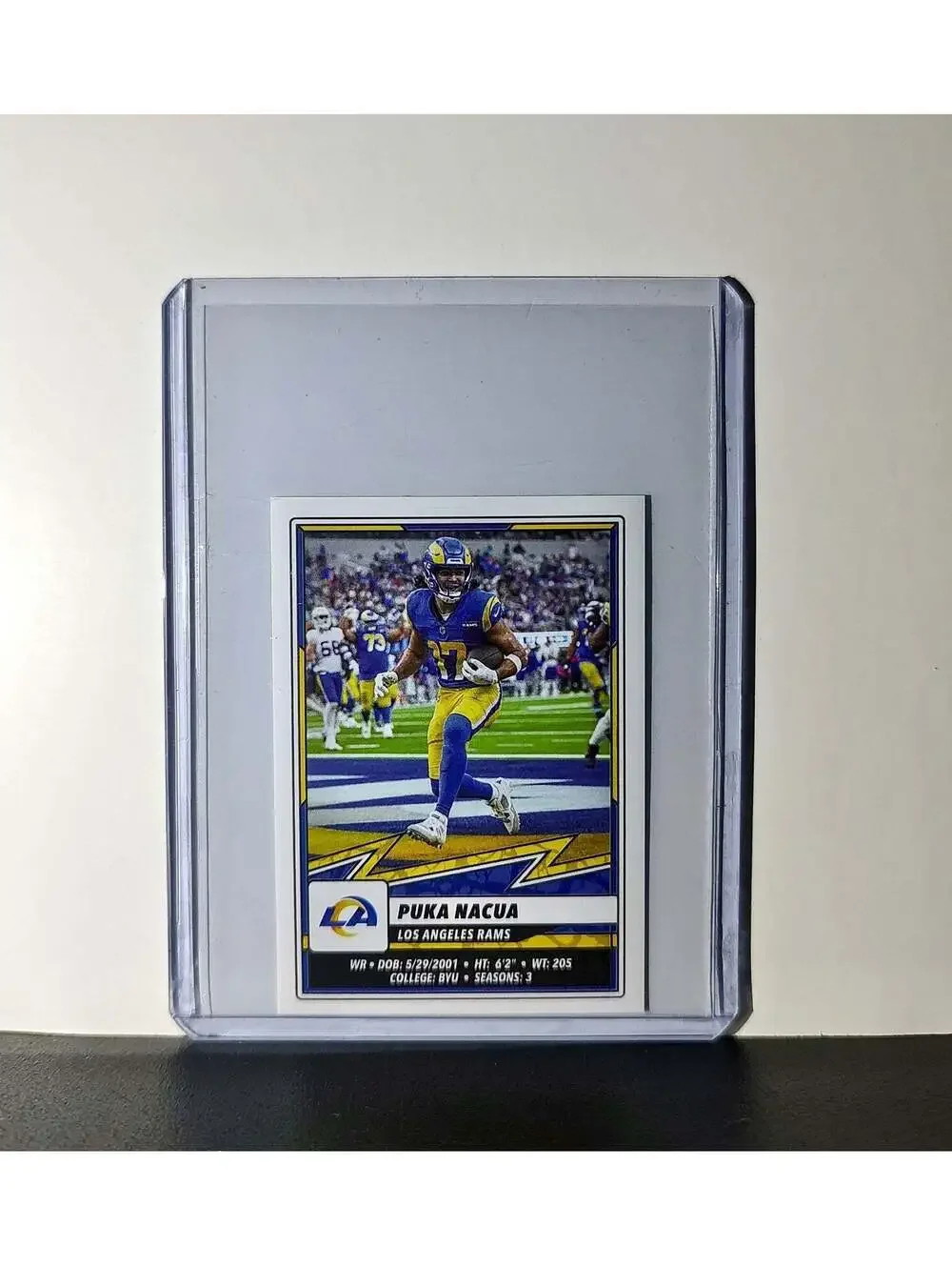 Puka Nacua 2025 Panini NFL #508 Sticker Los Angeles Rams