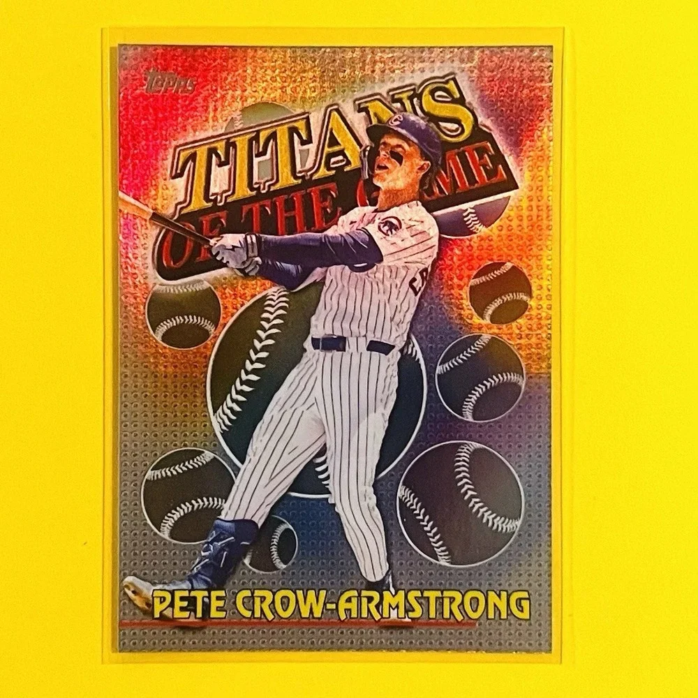 2026 Topps Series‎ 1 Pete Crow-Armstrong Titans of the Game Insert TOG-13 Cubs