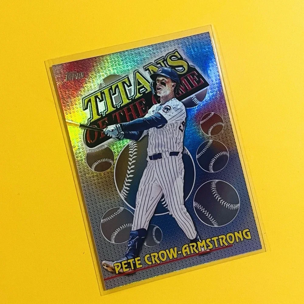 2026 Topps Series‎ 1 Pete Crow-Armstrong Titans of the Game Insert TOG-13 Cubs