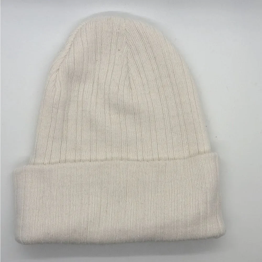 Wild Fable Cream Ribbed Womens Beanie