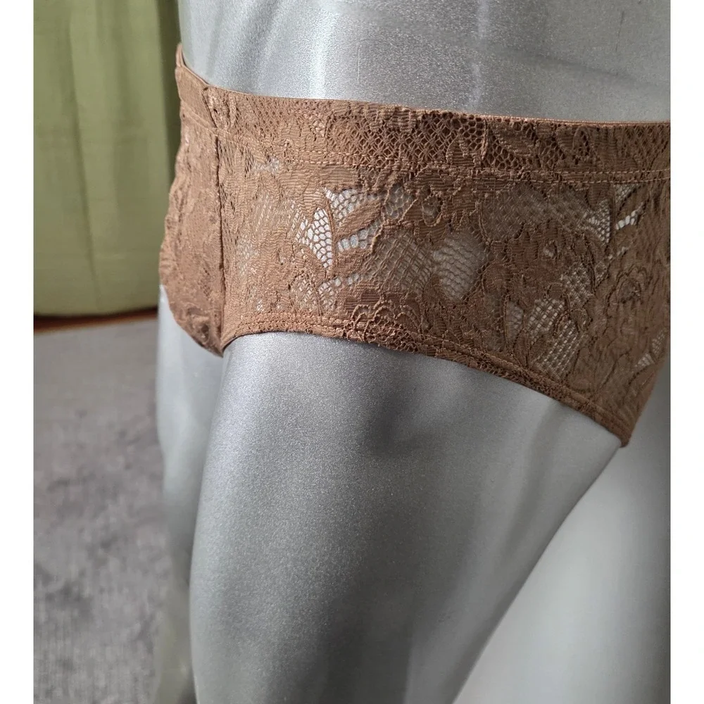 Cosabella‎ Never Say Never Comfort Micro Brief Men's Lace Underwear Brown S