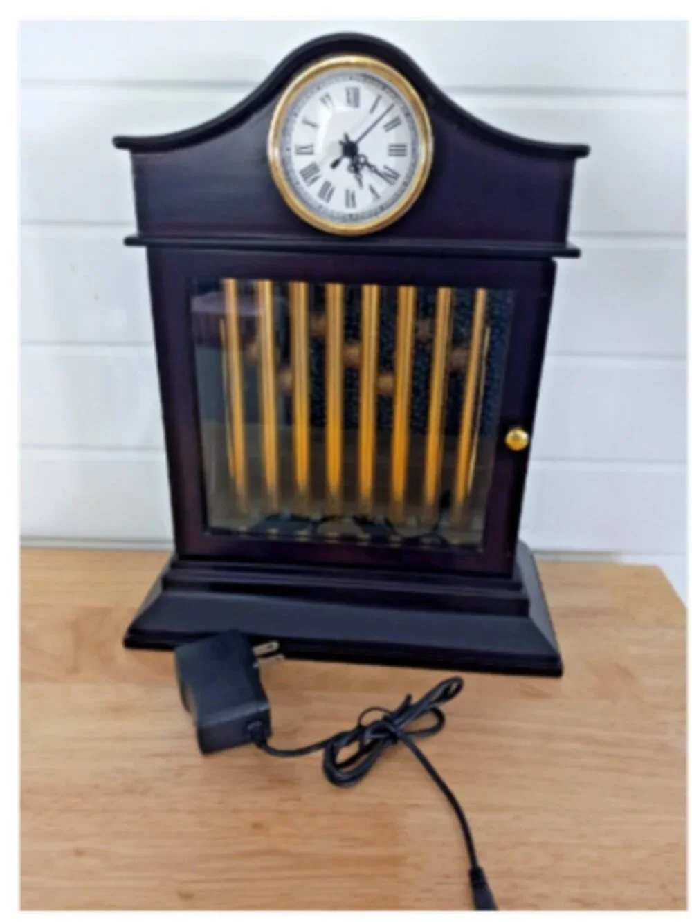 Mr. Christmas Gold Label Grand Chime Musical Clock w/ Adapter Tested Video
