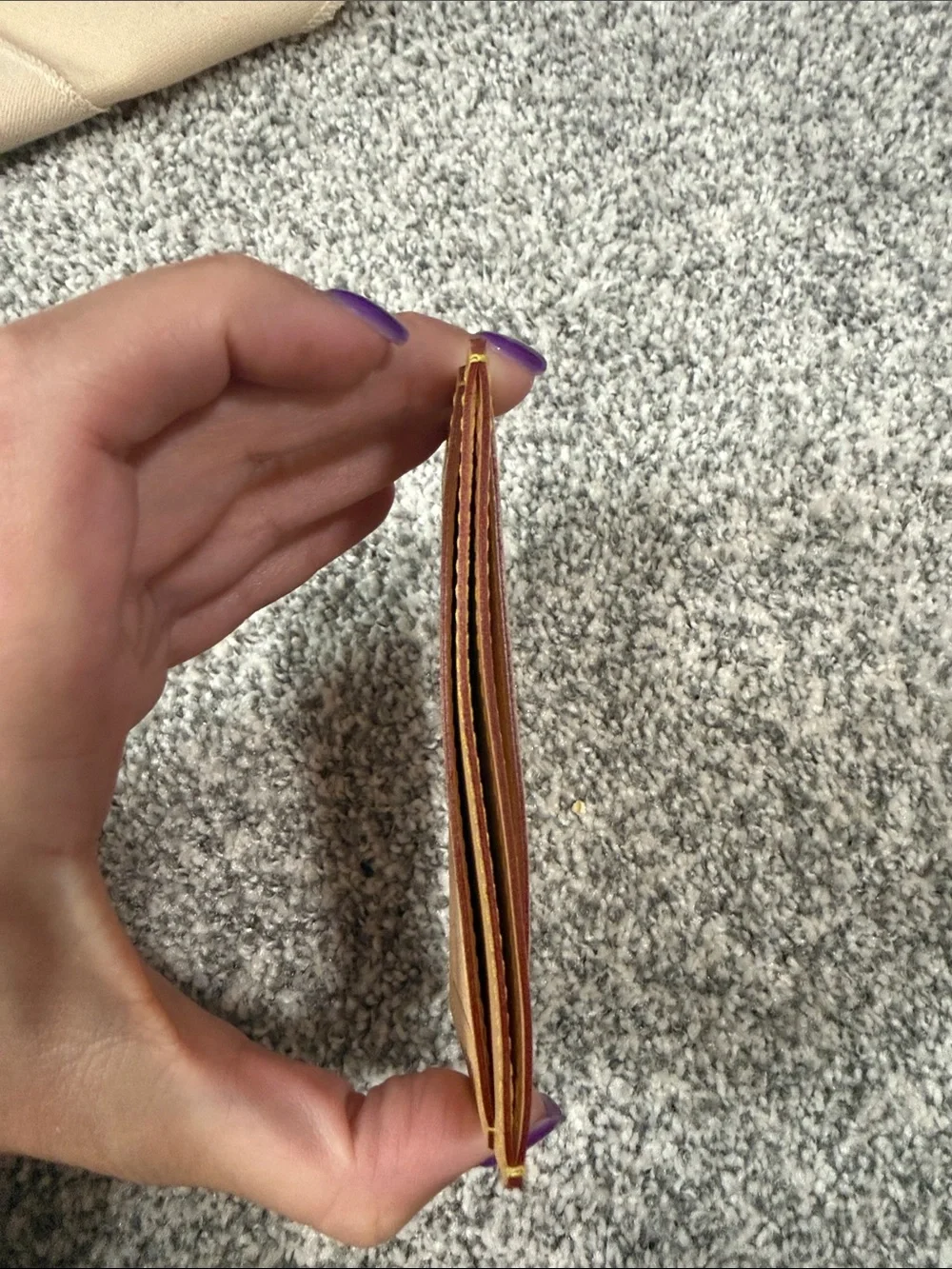 Louis Vuitton Natural Vachetta Trunk Motif Card Holder