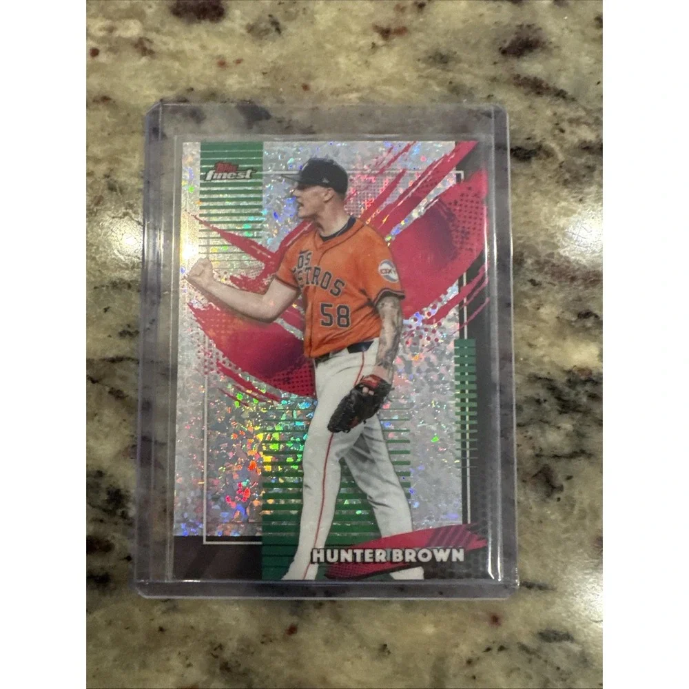 Topps Finest 2026 Hunter Brown Astros Major League Mini Diamonds #278 Rare