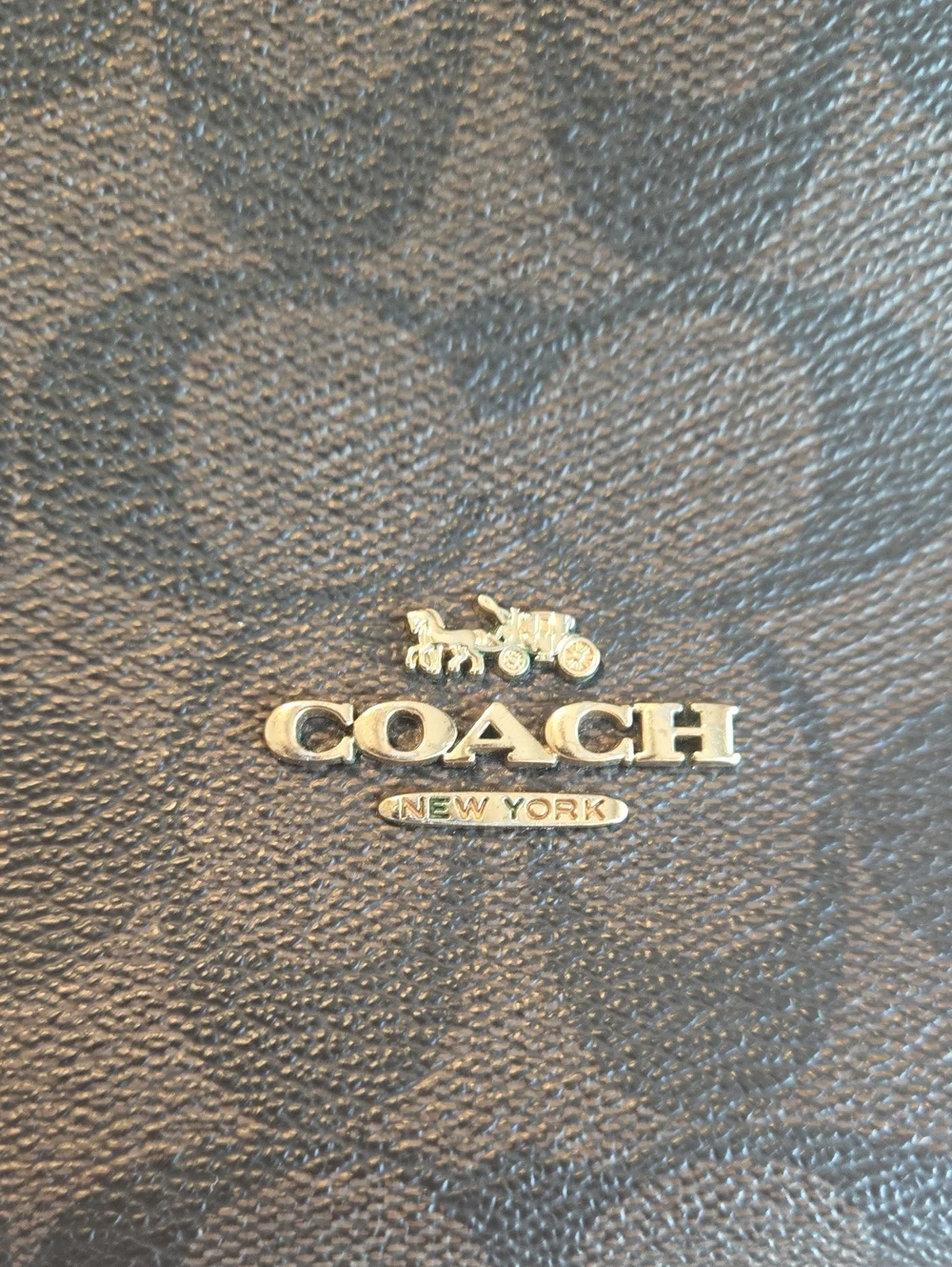 EUC Coach Signature Charley Small Leather Multi/Brown Backpack