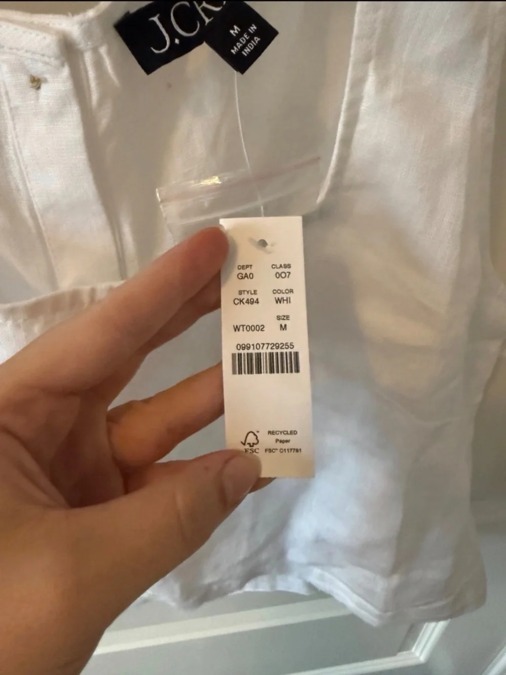 J. Crew nwt white